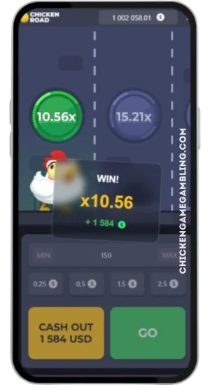 Chicken Road wygrana x10.56