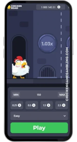 Ekran zakładów w Chicken Road